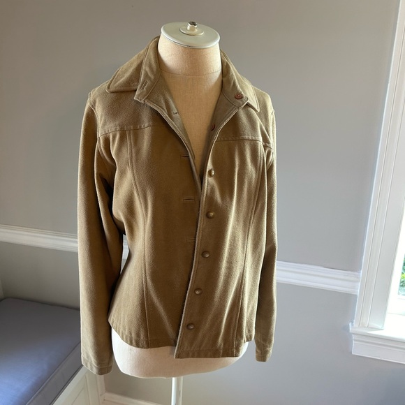 Vintage Suede Shirt/ Jacket shacket - Picture 4 of 9